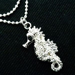 Crystal Sea Horse Ankle Bracelet